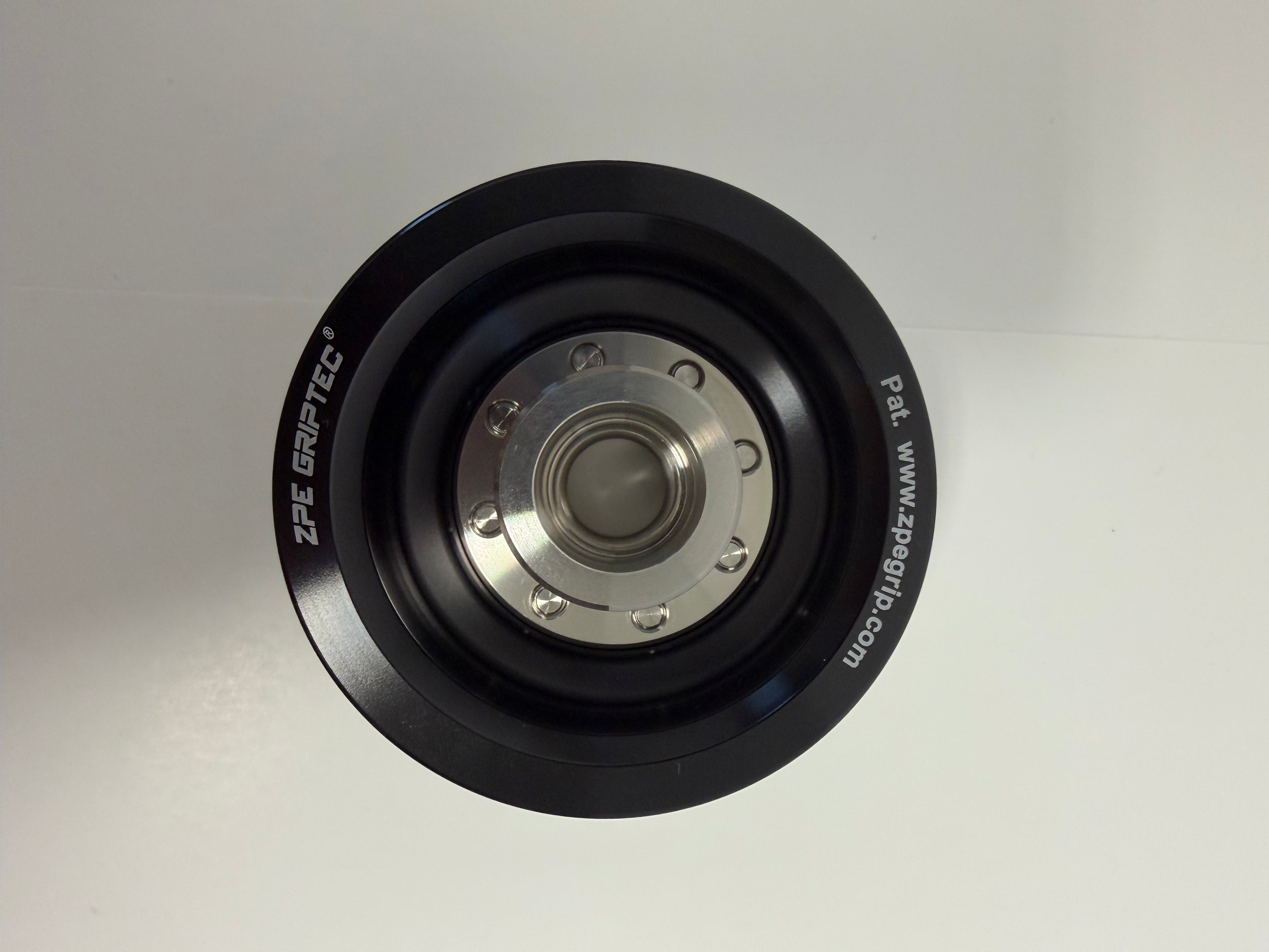 2.85" 10 Rib ZPE GripTec 2pc HellCat L2V Black Pulley & Hub Kit