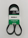 Gates K100572HD Fleetrunner Micro-V Heavy Duty 10 Rib Serpentine Belt for 15-23 Challenger & Charger SRT Hellcat